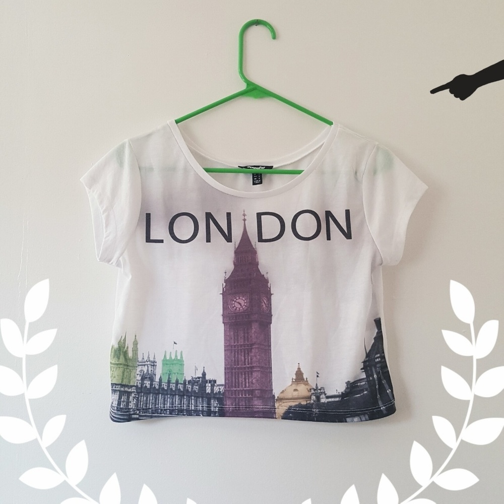 Jennyfer LONDON Print Crop Top